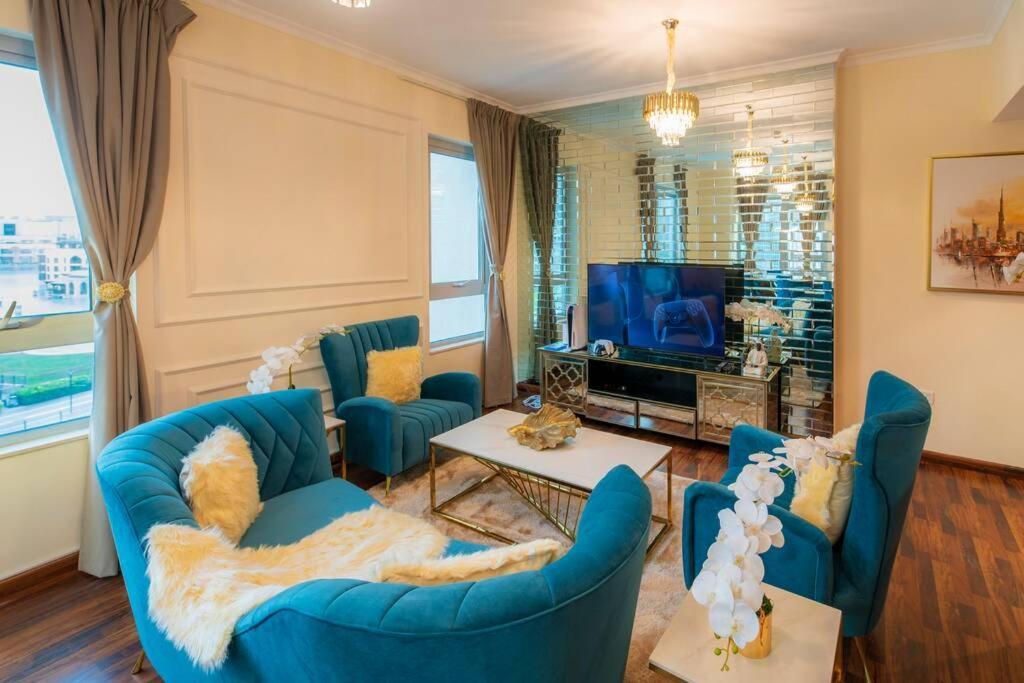 First Class 2Br With Full Burj Khalifa And Fountain View Дубай Экстерьер фото